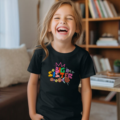 Big Sister Shirt, Daughter Gift, New Big Sister T-Shirt, Family Shirt, Birthday Gift, Newborn Baby Sister Shirt, Gift for Her