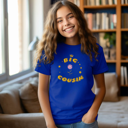 Big Cousin Toddler Shirt, Cool Cousin Shirt, Family Shirt, New Baby Cousin Gift, Birthday Gift, Gift for Her, Gift for Him, Kids Shirts